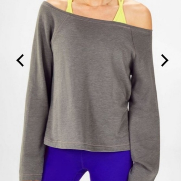 Fabletics Cute AF Isabel Terry Widesleeve Pullover - Picture 7 of 9